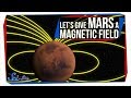 Could We Give Mars a Magnetic Field?