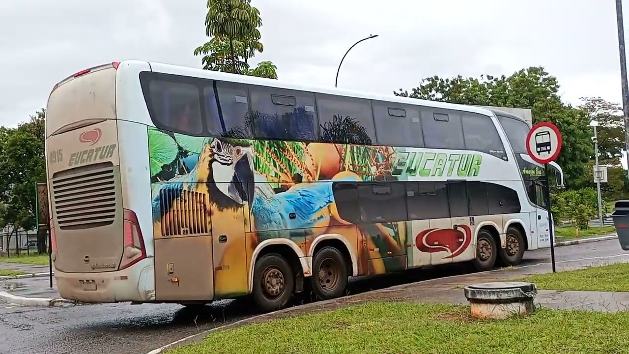 Manhã chuvosa de Movimentação na Rodoviária Interestadual de Brasília-DF.