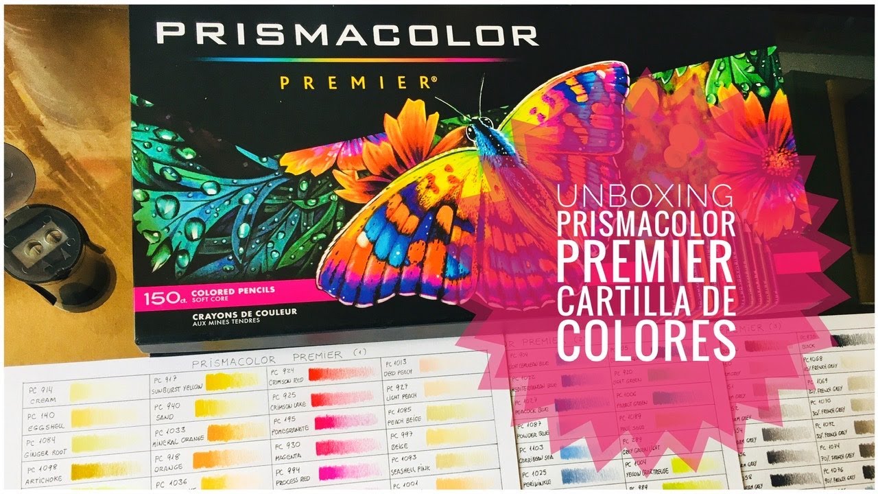 Unboxing de los lápices de colores Prismacolor Premier de 150 unidades