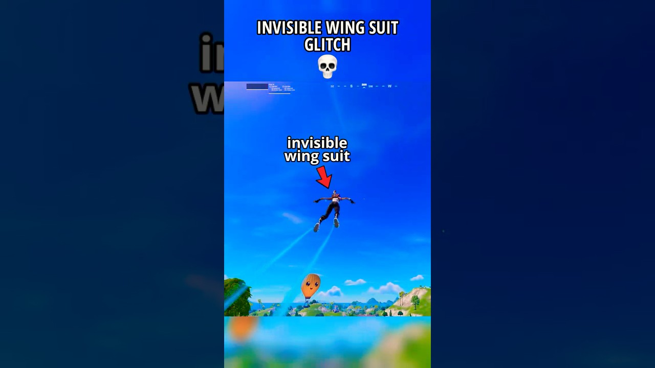 INVISIBLE WING SUIT GLITCH in Fortnite Chapter 7 Season 1... 💀 