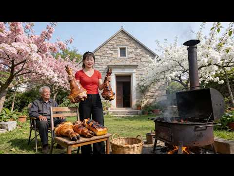 A Taste of Home -  Processing Smoked Pork Leg, Go to Countryside Market Sell
