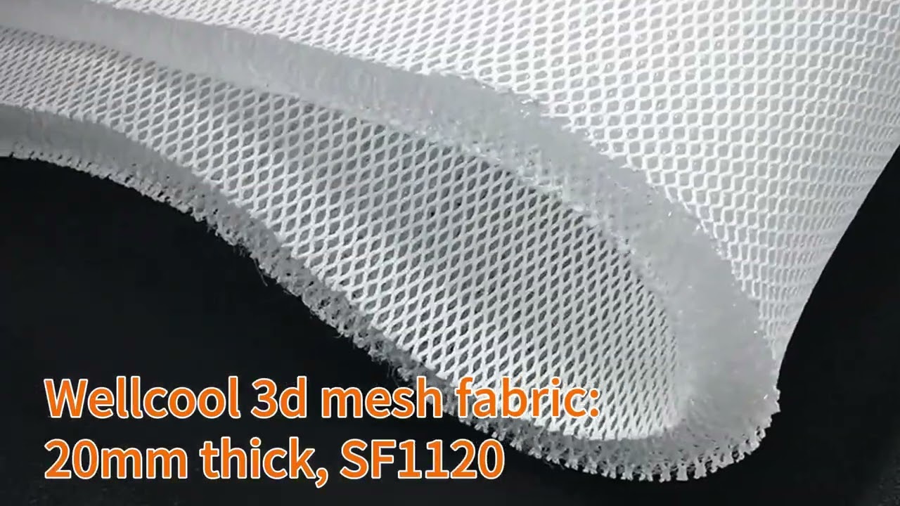 Wellcool 3D spacer mesh fabric thickness/height series (6mm/8mm/10mm/15mm/20mm)