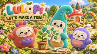 Hello, Little Leaf! 🌿 | Learn Green & Sing Along | LULOPI Kids Songs