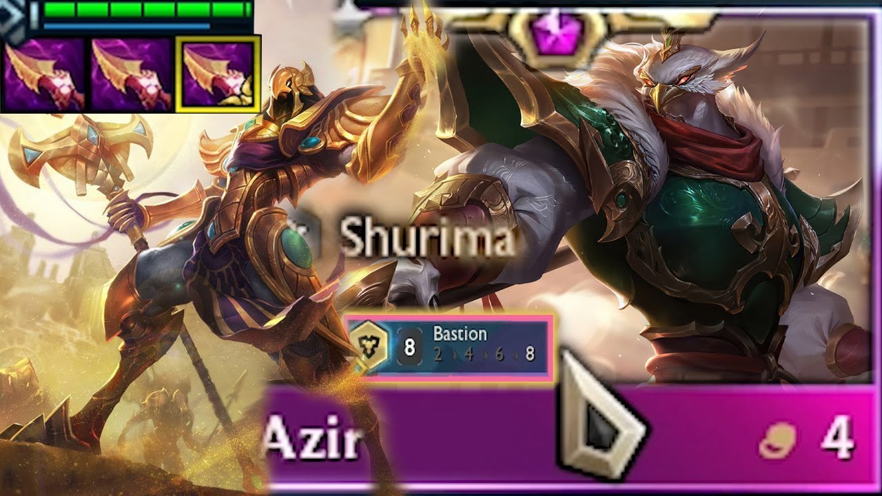Azir Grant 150% Attack Speed Carry Team | 8 Bastion | TFT SET 9.5 RANKED