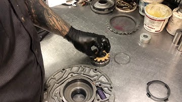 4L60E pump build and machining the pump and air test