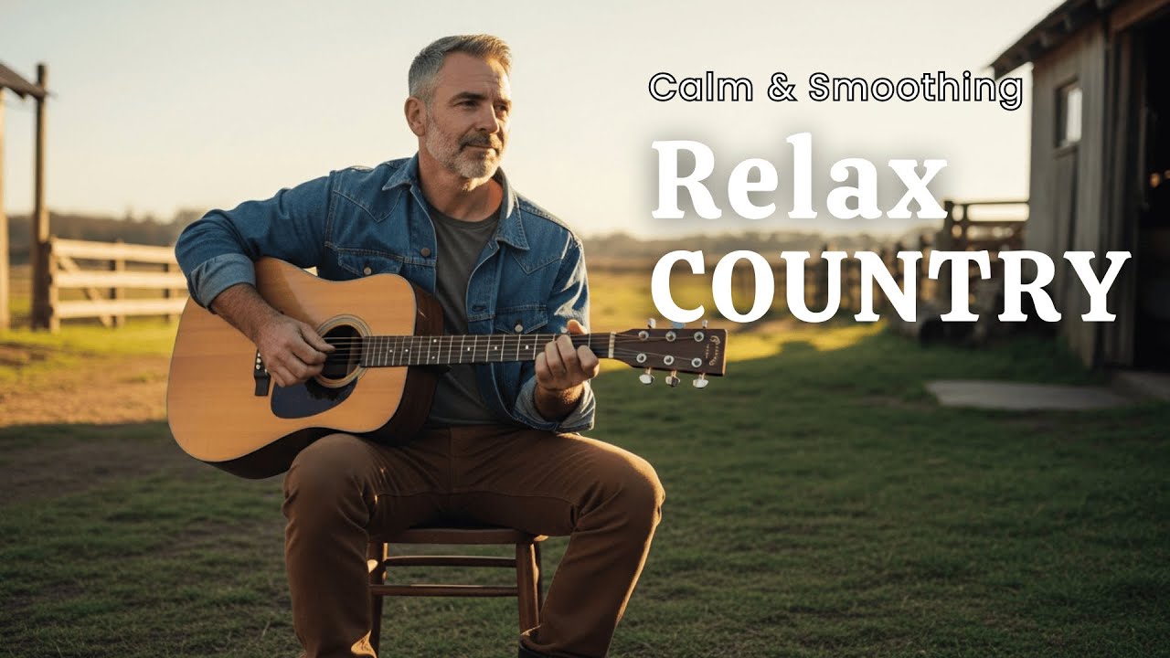 Golden Countryside Calm – Relaxing Country Guitar Music for Peaceful Moments