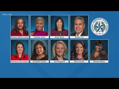 newspaper mockup TEA report recommends HISD board of trustees be replaced, board president confirms