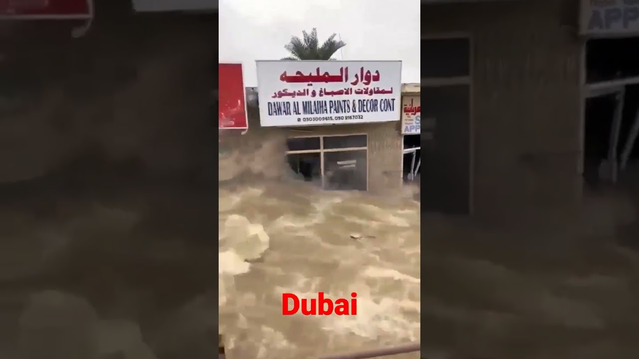 Rain|UAE|Dubai|heavy rain|flood in UAE|real video|