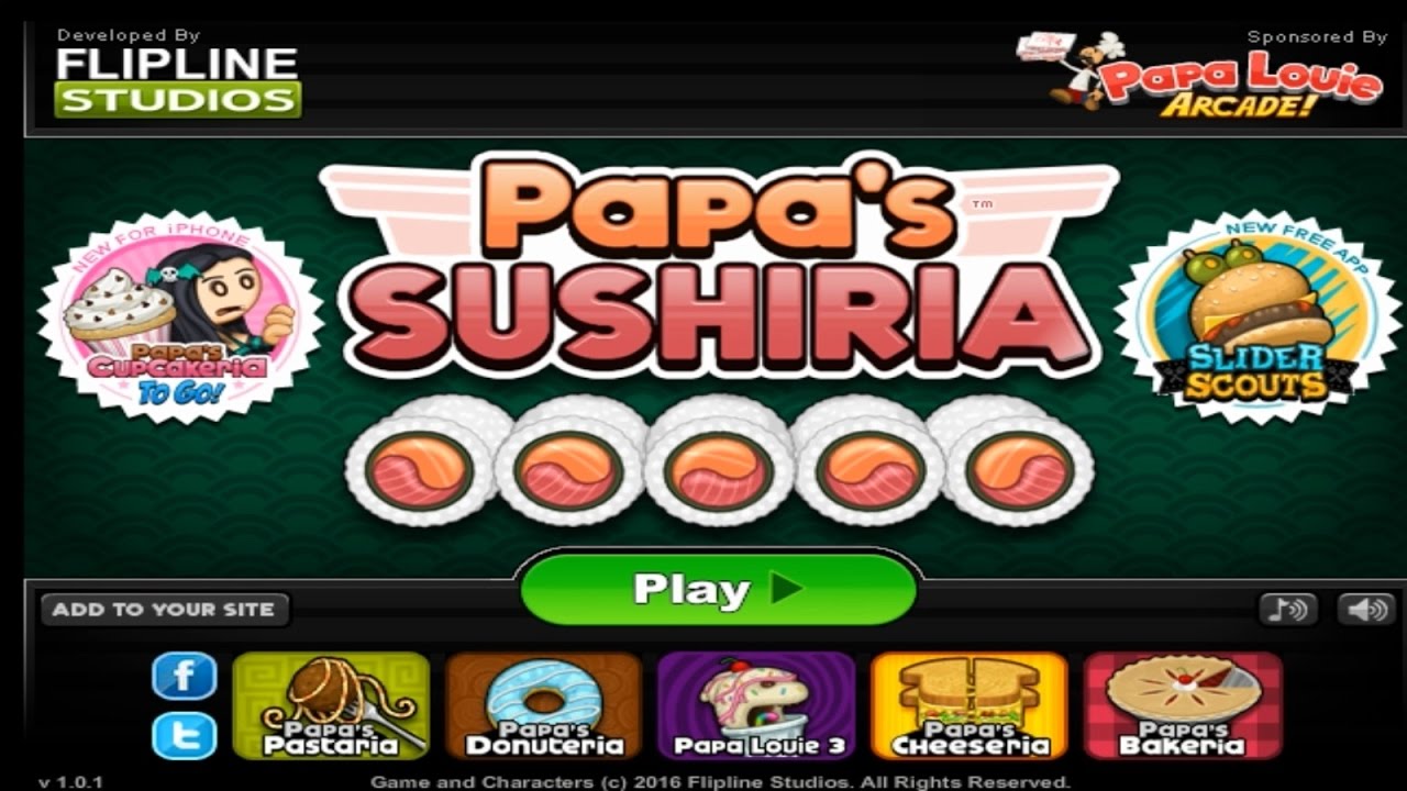 Papa's Sushiria Without Flash Plugin - wide 6