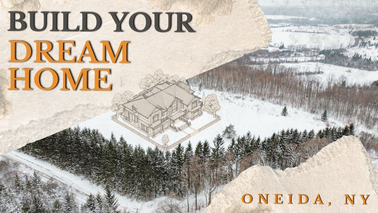 DREAM HOME BUILD SITE | 4K Ultra HD Drone Tour | Central New York