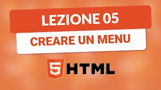 HTML5 Tutorial 05 - Let's create our first menu, hyperlinks, URLs, paths, etc.