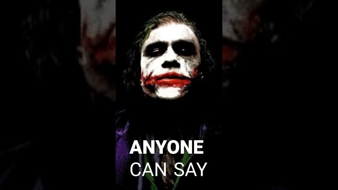 Joker new full screen 2019 Attitude whatsapp status in English by Onlyforfun2|||2019