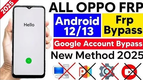 Oppo F11 Frp Bypass 2025/Gsm Devil/Google Account Remove Without Pc/New Method 2025/100%Working