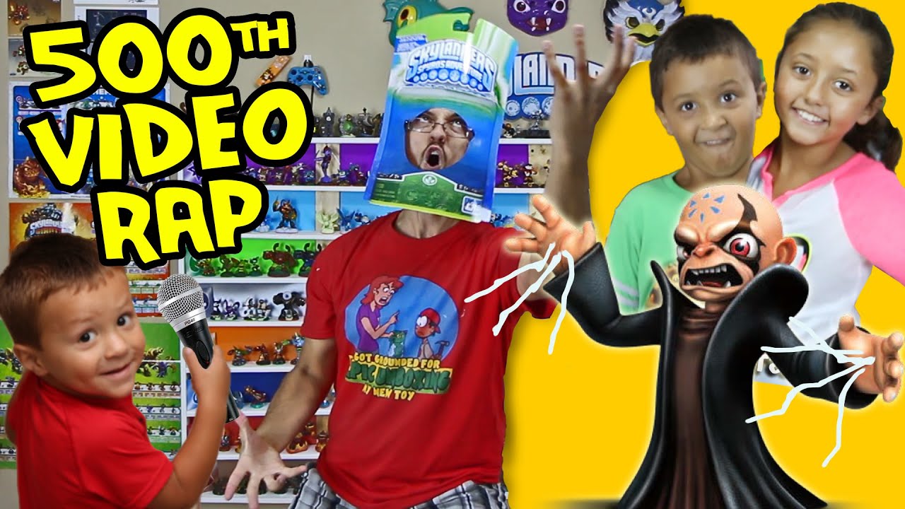 Skylanders Raps: Our Story! (500th Video) How We Got Started with Spyros Adventure