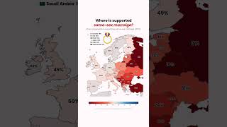 🌈 Where in Europe is love still political? #europe #map #love