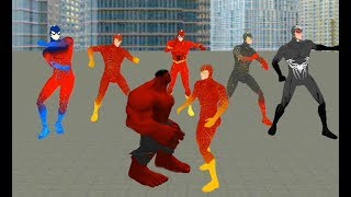 Spider Hero Vs Red Monster Vs Fake Spider Vs Gangster | Flying Spider Superhero Rescue - GamePlay screenshot 2
