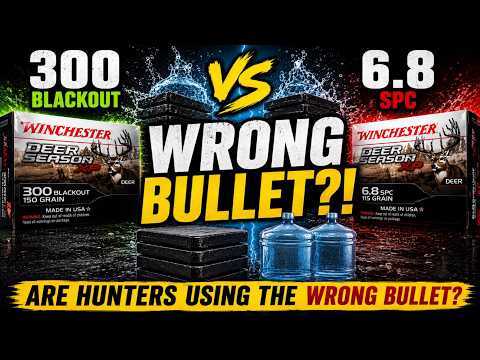 300 Blackout & 6.8 SPC — Are Hunters Using The WRONG Bullet?!