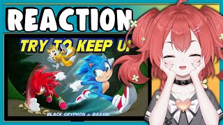 Sonic Beach Vibes (TRY TO KEEP UP (A Sonic Song) - Black Gryph0n & Baasik | Reaction)