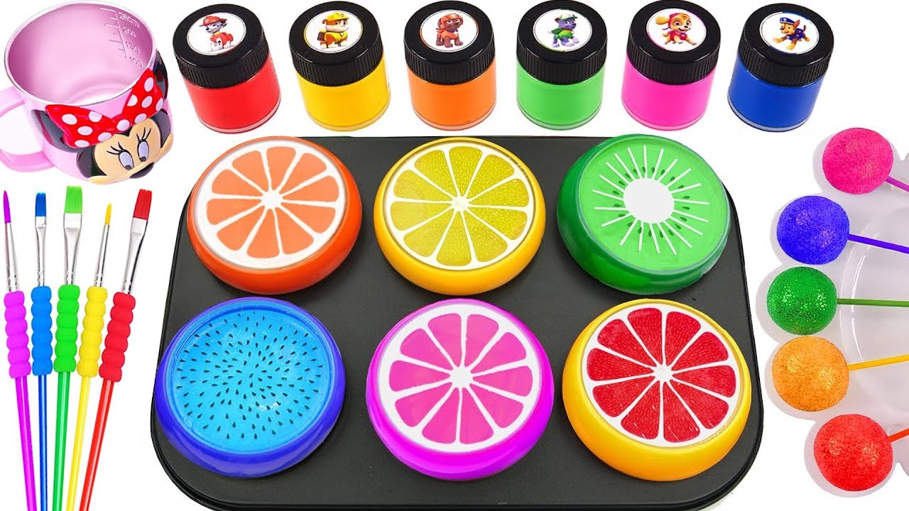 Oddly Satisfying Video l How I Made DIY 6 Round SPRUNKI Lollipops Candy and 6 Crazy Lava Slimes ASMR