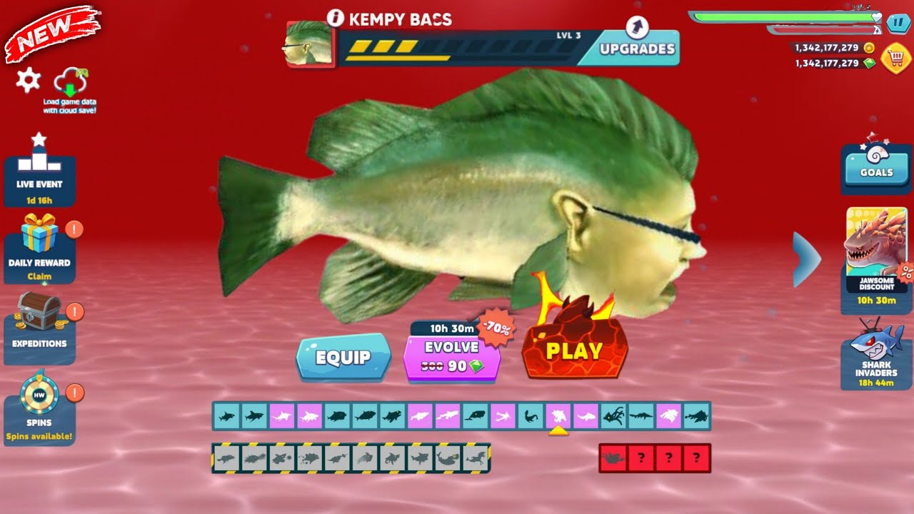 Hungry Shark Evolution - All 28 Sharks Unlocked | Full Shark Gameplay & Evolution - Shark Game