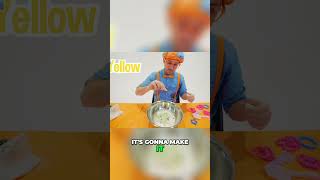 #blippi - DIY clay colours recipe! #blippi_videos#blippicartoon#trending#kidsfun#thekidsshows