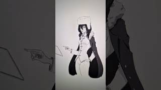 Fyodor behind the Gender Bender #art #bsd #anime #shorts
