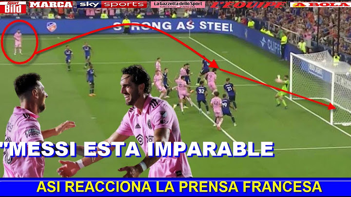 ASI REACCIONA PRENSA FRANCESA a PARTIDO de MESSI CINCINNATI vs INTER MIAMI US OPEN CUP