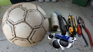 Como consertar uma bola furada de futsal