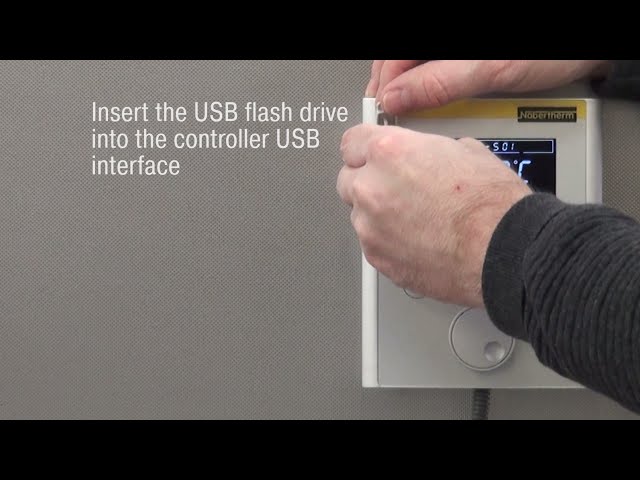 Nabertherm automatik för keramikugnar - 5: Importera brännprogram från USB