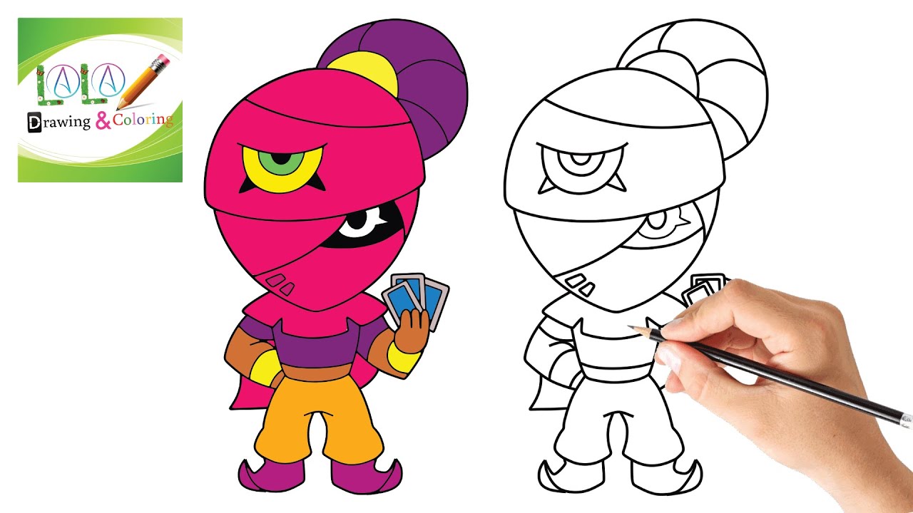 How To Draw Brawl Stars Tara Dessin Brawl Stars Como Dibujar Brawl Stars Youtube - brawl stars comment dessiner sandy