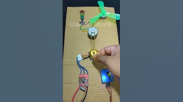 Belt Drive BLDC Motor Powered Generator _ DC Motor #dcmotor #tech #shorts