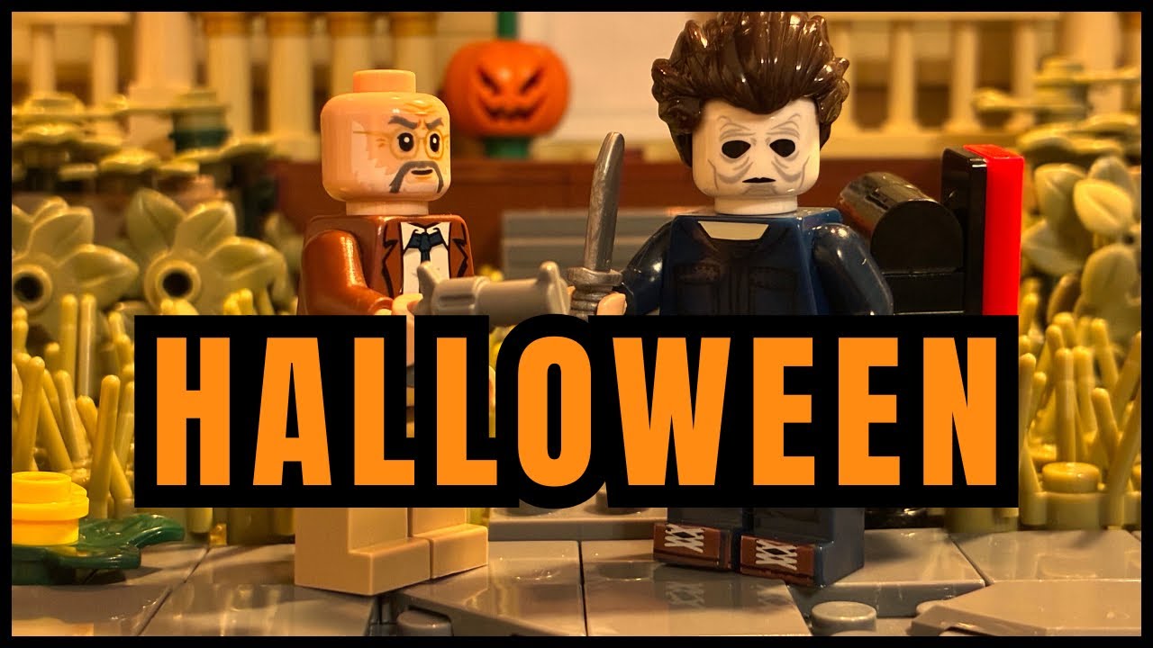 Halloween Michael Myers Lego stop motion video 