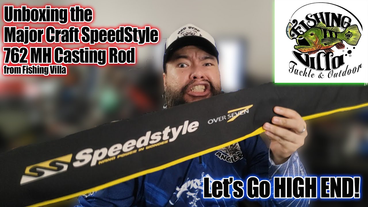 Unboxing the Major Craft Speedstyle 762MH Casting Rod from