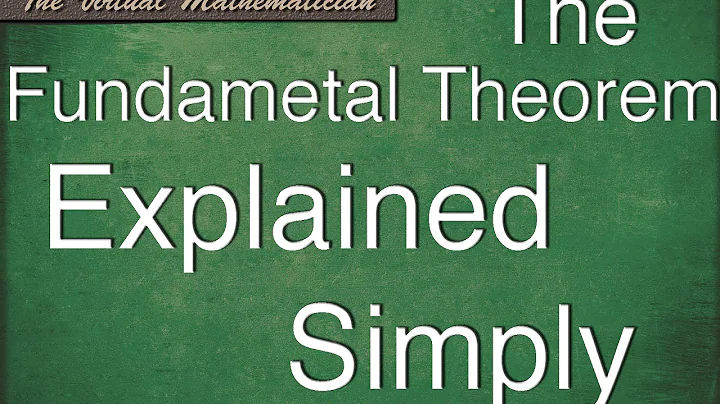The Fundamental Theorem of Calculus Explained Simply!