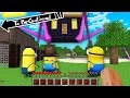 HOW MINIONS ESCAPED FROM SCARY HOUSE.EXE IN MINECRAFT ! - Gameplay Movie traps