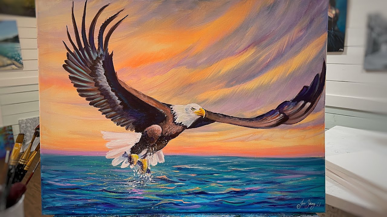 How To Paint An EAGLE Step By Step Painting Tutorial YouTube Maxresdefault