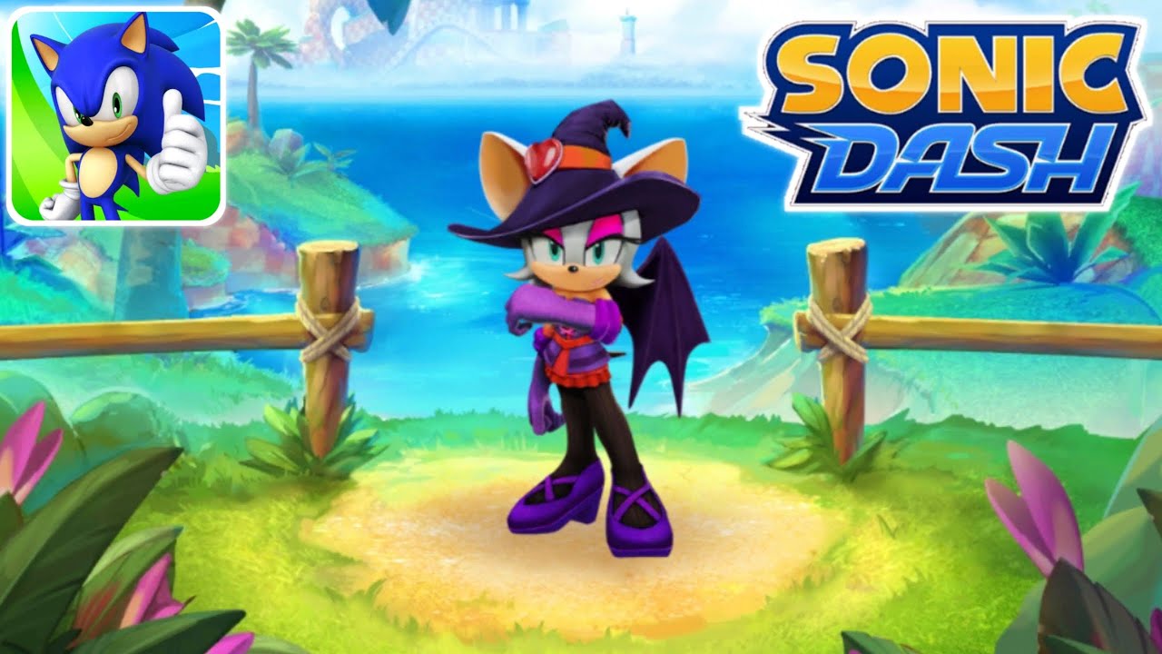 SONIC DASH - WITCH ROUGE ANDROID GAMEPLAY