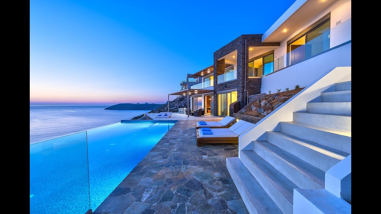 Sunset Luxury Villa in Crete, Greece Villa Tour Villa Kyma in 4K by