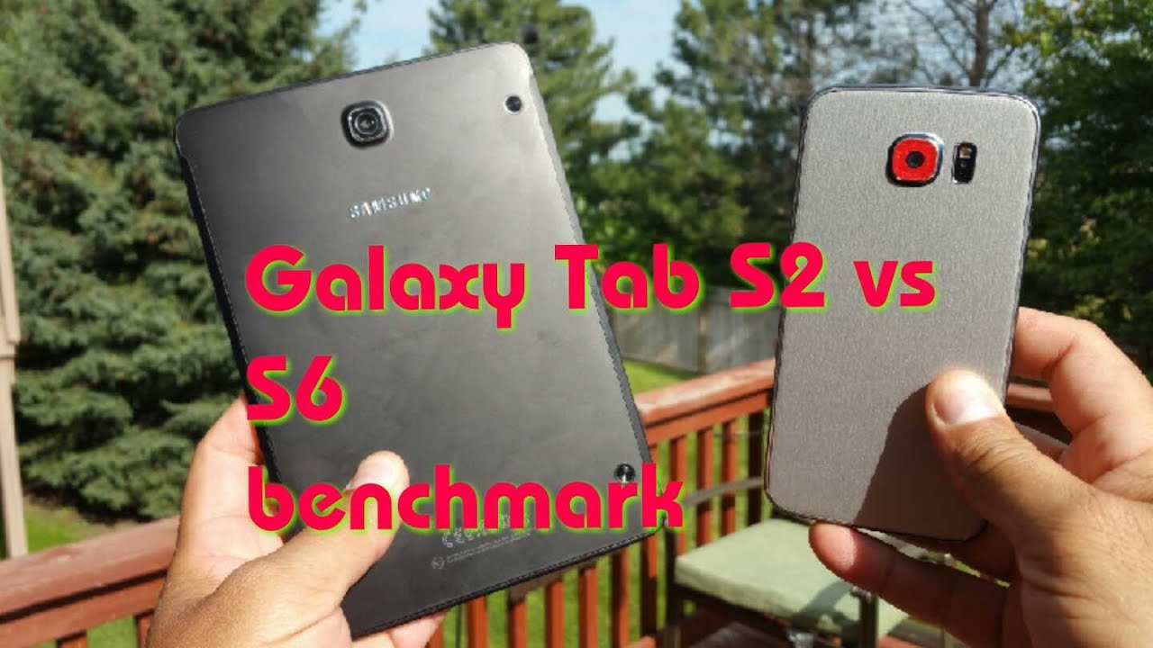 Galaxy Tab S2 vs Galaxy S6 - Benchmark scores