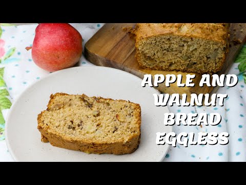Apple And Walnut Bread Eggless Vege Home Cooking All Recipes