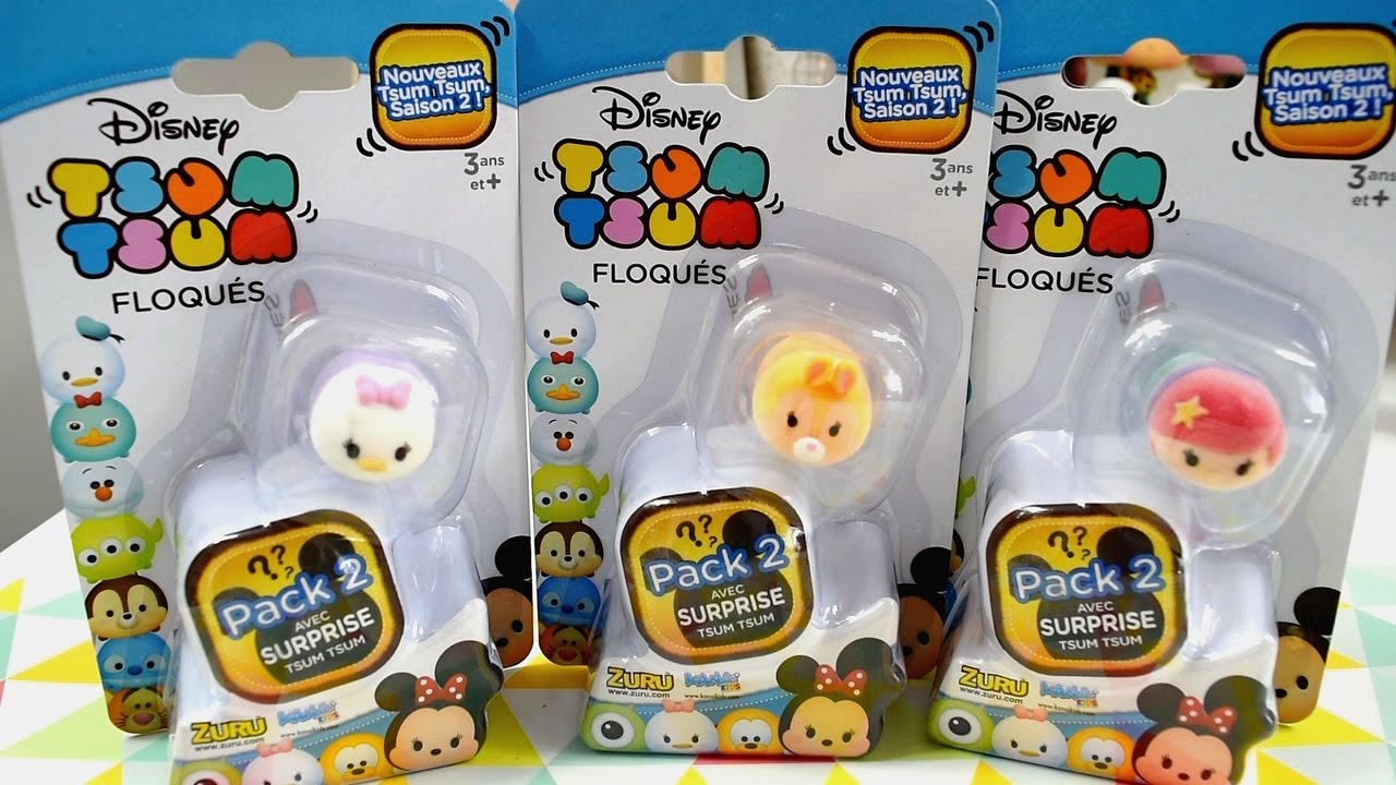 OUVERTURE - 3 Boosters Tsum Tsum Squishies Saison 2