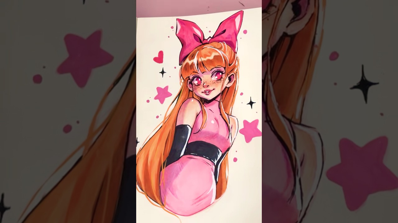 Drawing the Powerpuff Girls in my style!✨🫧