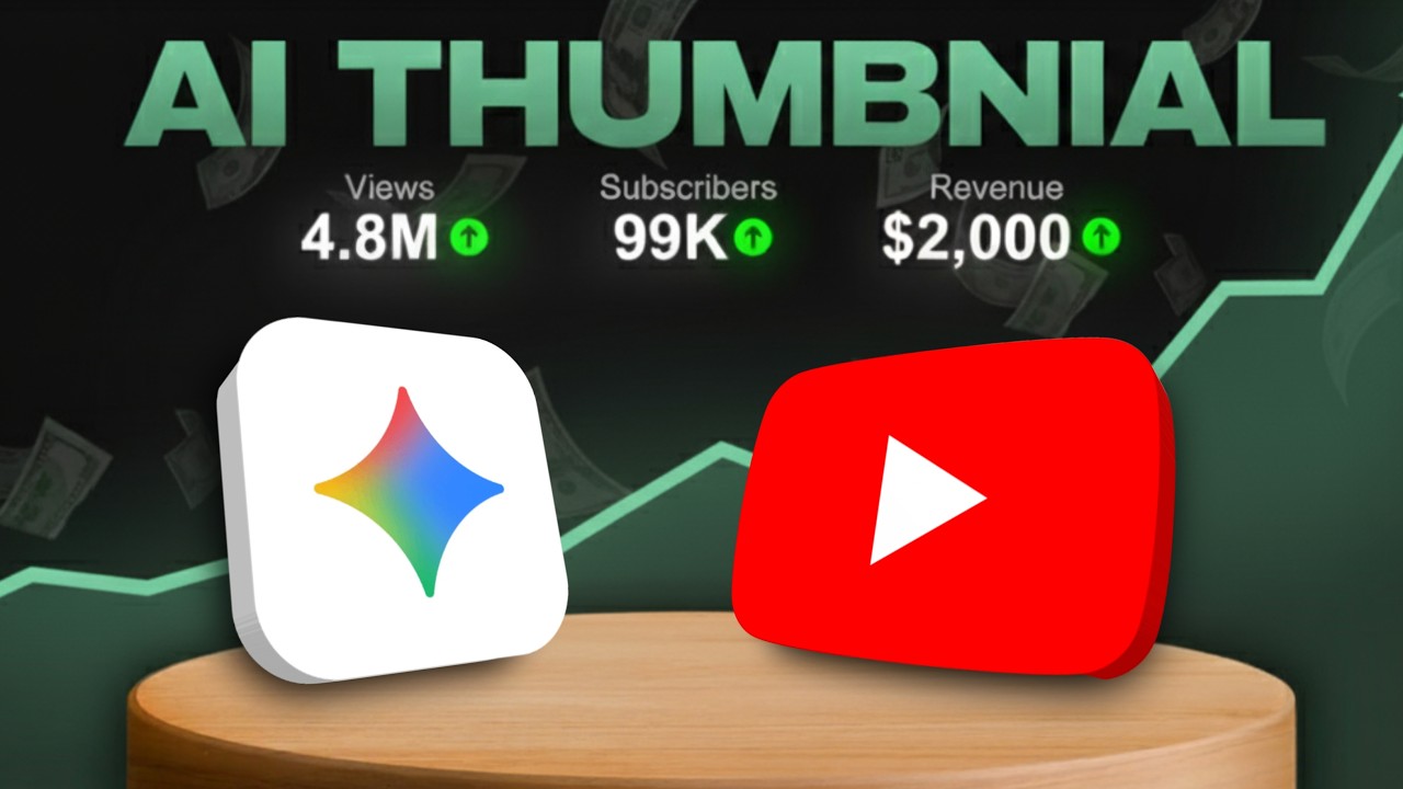 How To Make YouTube 𝗧𝗛𝗨𝗠𝗕𝗡𝗔𝗜𝗟 With AI? || Ai Se thumbnail kaise banaye! 