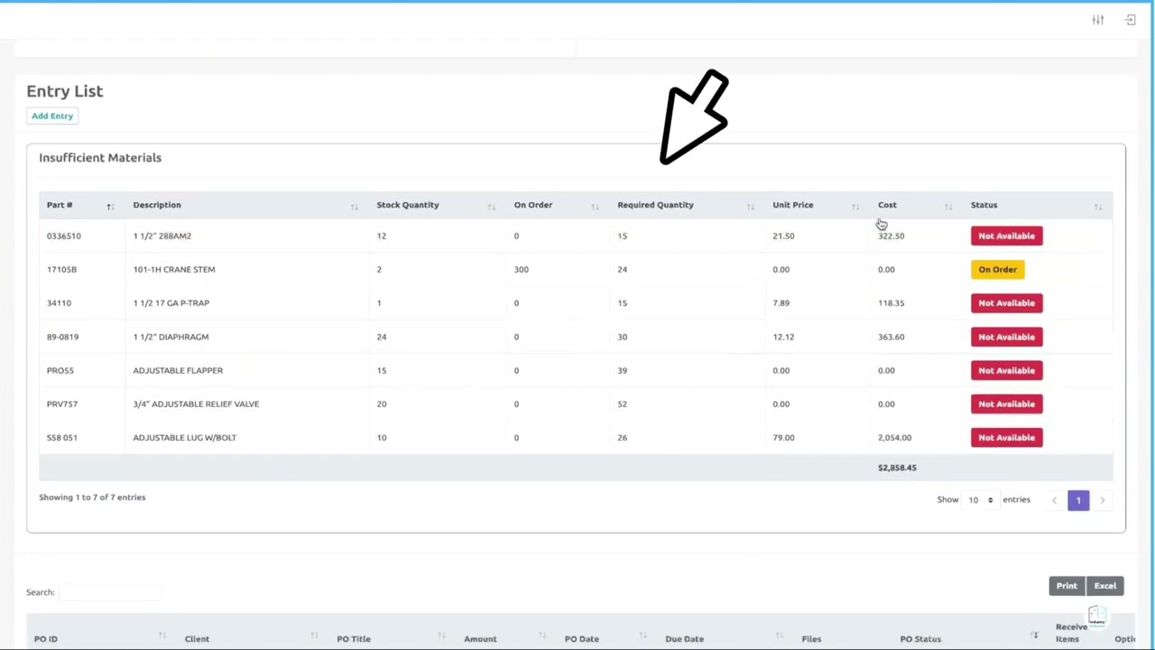 Purchase Order Management