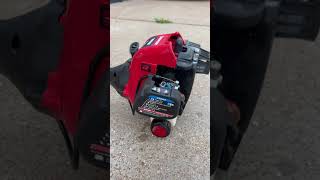 Troy Built Trimmer Start Up