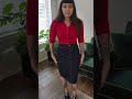 Love This High Waist Demin Skirt- Runs Large
