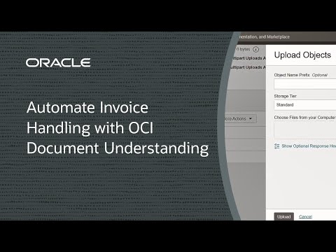 Automate Invoice Handling with OCI Document Understanding