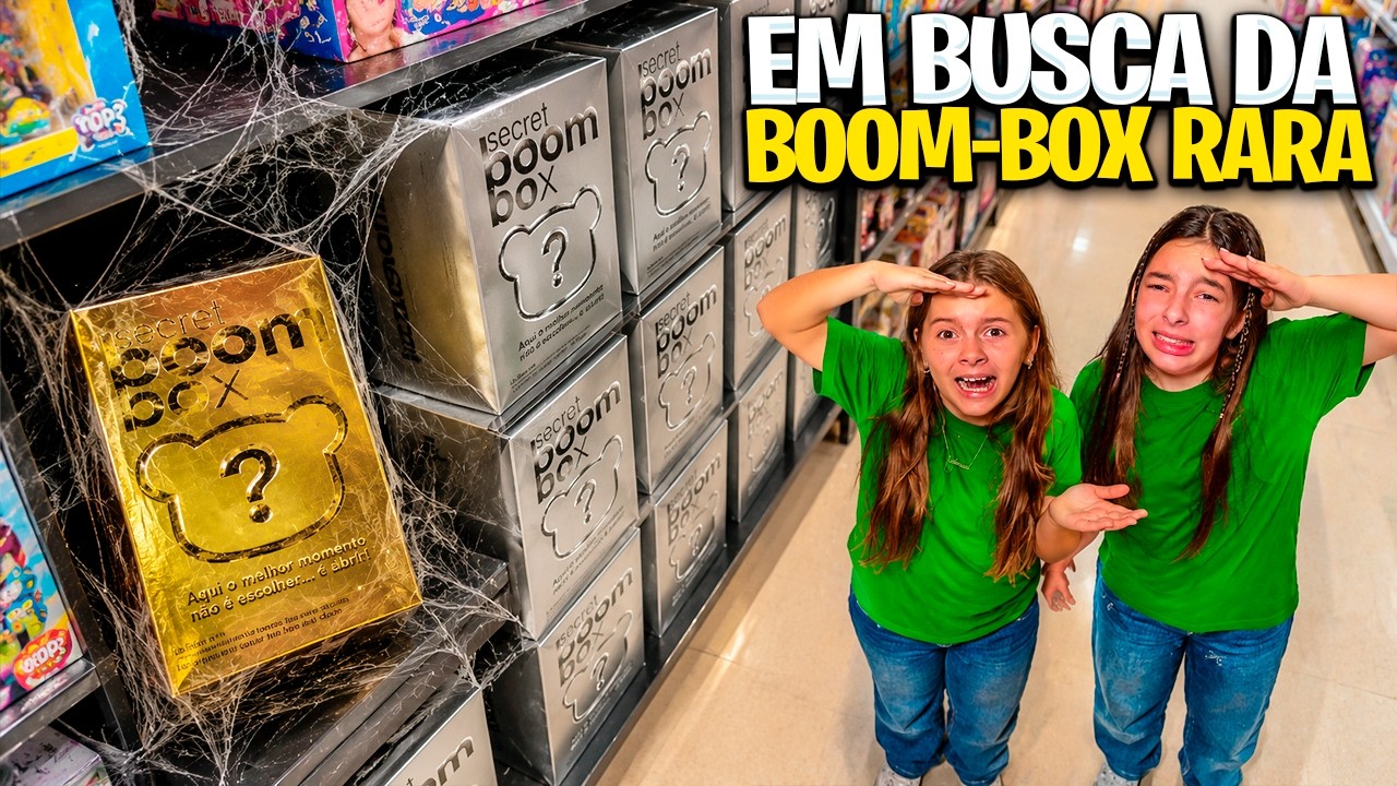 EM BUSCA DA BOOM BOX RARA *será que encontramos?*
