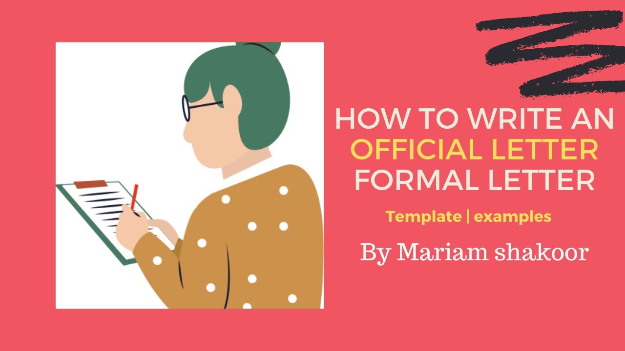 How to write formal letter | official letter sample | formal letter format | English with Zulqarnain