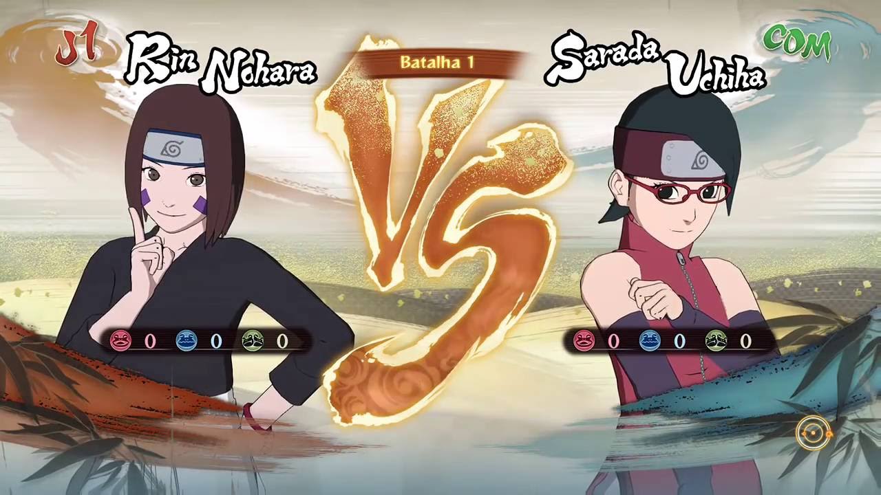 Naruto Storm 4 Dublado PT-BR Rin vs Sarada